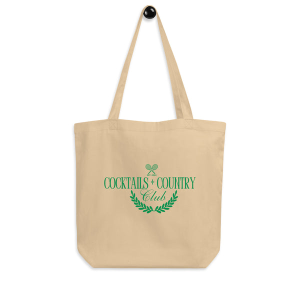 Cocktails and Country Club Tote Bag